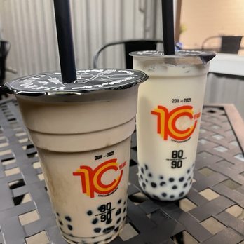Boba Ave Express - Large boba is the brown sugar Medium boba is jasmin milk tea - Bubble Tea Near Me - Arcadia, California Boba Ave Express - Large boba is the brown sugar Medium boba is jasmin milk tea - Bubble Tea Near Me - Arcadia, California
