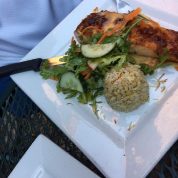 Cafe Du Jour - Salmon entree that my colleague enjoyed - French Near Me - Pittsburgh, Pennsylvania Cafe Du Jour - Salmon entree that my colleague enjoyed - French Near Me - Pittsburgh, Pennsylvania