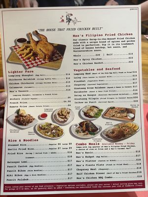 Menu photo 3 Max's Restaurant - Queens Queens, NY