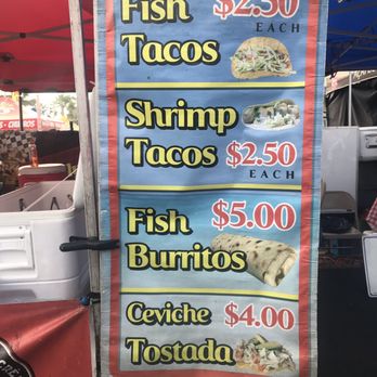 Oceanside Farmer's Market - Evelia's Seafood Stand - Farmers Market Near Me - Oceanside, California