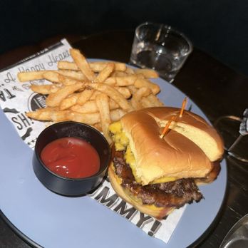 IYKYK - Burger and fries - Cocktail Bars Near Me - Flushing, New York IYKYK - Burger and fries - Cocktail Bars Near Me - Flushing, New York