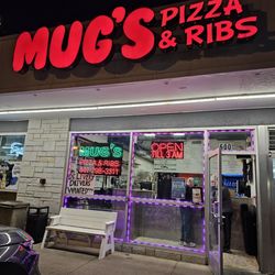 Mugs Pizza & Ribs - Exterior shot.