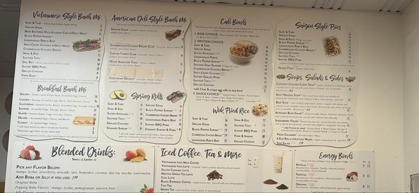 Menu photo 1 Cali Banh Mi San Diego, CA