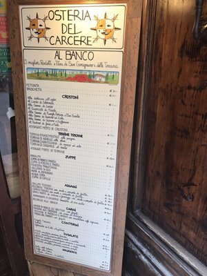 Menu photo 3 Osteria del Carcere San Gimignano, SI
