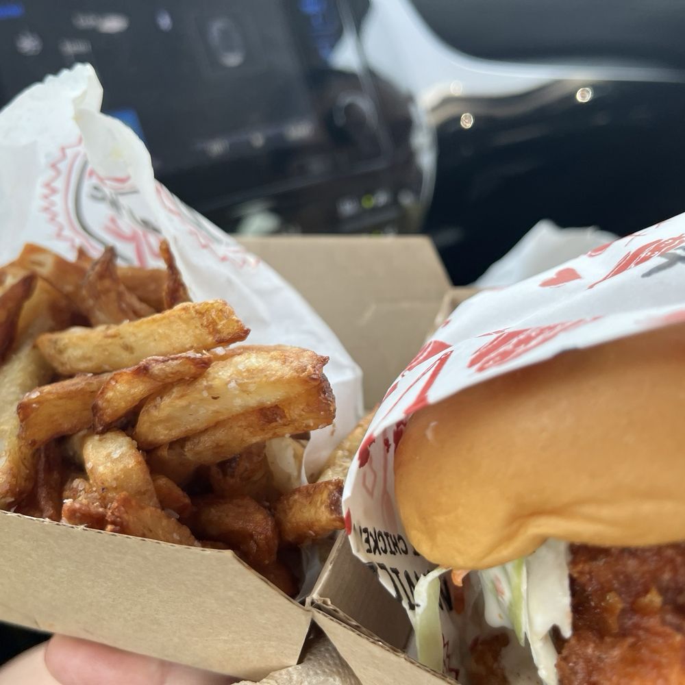 Fry the Coop - Elmhurst - House Fries and Nashville Fried Chicken Sandwich. - American Near Me - Elmhurst, Illinois Fry the Coop - Elmhurst - House Fries and Nashville Fried Chicken Sandwich. - American Near Me - Elmhurst, Illinois