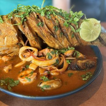 El Chullo Peruvian Restaurant - Pescado a lo macho - Peruvian Near Me - Phoenix, Arizona