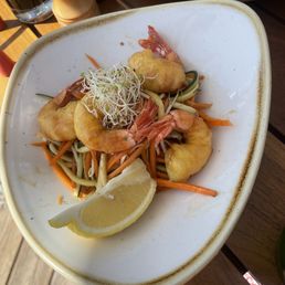 Tempura shrimp and veggies