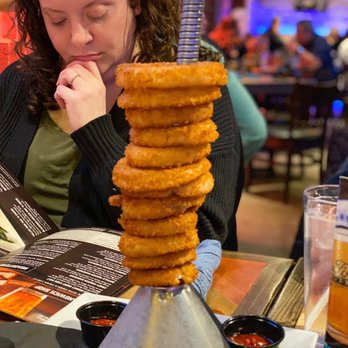 Ford's Garage Plano - Jo and the onion ring funnel - Burgers Near Me - Plano, Texas