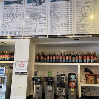 Makenna Koffee - Large menu board, loads of syrup flavors -AND the have Almond syrup - Coffee & Tea Near Me - Simi Valley, California