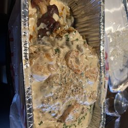 Shrimp Alfredo from Turkey Leg Hut