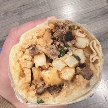 Taqueria Guadalajara - Couldn't wait to get my California burrito only for it to be this skimpy. come on. barely any meat. - Mexican Near Me - San Leandro, California