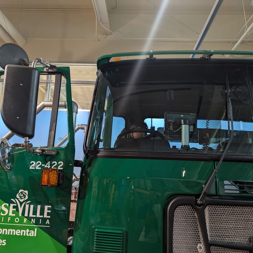 Roseville Utility Exploration Center - Garbage truck exhibit! - Children's Museums Near Me - Roseville, California Roseville Utility Exploration Center - Garbage truck exhibit! - Children's Museums Near Me - Roseville, California