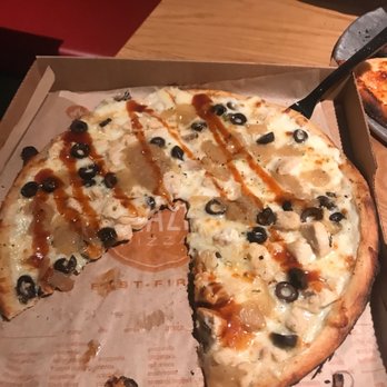 Blaze Pizza - BBQ chicken with white sauce and onions - Salad Near Me - Clifton Park, New York
