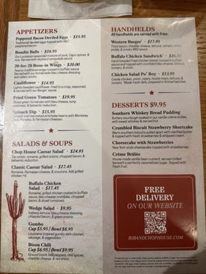 Menu photo 1 Rib & Chop House Cheyenne, WY Menu photo 1 Rib & Chop House Cheyenne, WY