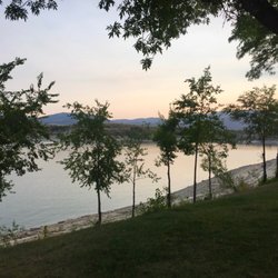 Hyrum State Park - Our camp site at sunset