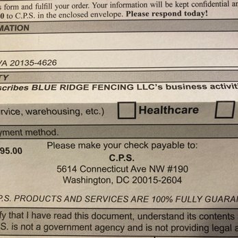 CPS Filing Services - New address still a SCAM - Financial Advising Near Me - Salem, Oregon