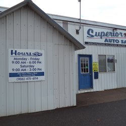Superior Auto Sales & Rentals - Located at 211 us41 just kitty corner from the Michigan state police office. corner of us41 & snowfield rd. in Negaunee Mi. 906 475 6114