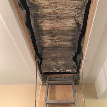 Richmond's Air - Attic stairs in master Bedroom now insulated from heat and dust coming in. - Heating & Air Conditioning/HVAC Near Me Richmond's Air - Attic stairs in master Bedroom now insulated from heat and dust coming in. - Heating & Air Conditioning/HVAC Near Me