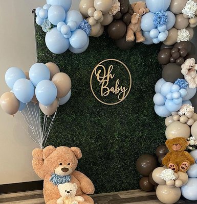Balloon Decor *can be included in your event package - What are you celebrating?! Do you still need a venue? We are the perfect location for all occasions! We would love to help you create memories for your special day!

Organic balloon garland can be added to your event package. Call us to discuss details and setup a time to tour the venue!