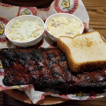 Shane's Rib Shack - Half-Rack Baby Back Ribs with Coleslaw, Potato Salad and Texas Toast. - Barbeque Near Me - Rock Hill, South Carolina