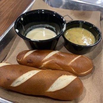Duke's on 7 - pretzels (half eaten) - Cocktail Bars Near Me - Minnetonka, Minnesota