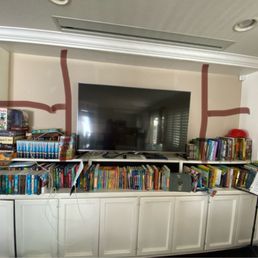 Before photo. Had too many books and no storage room for books. Before photo. Had too many books and no storage room for books.