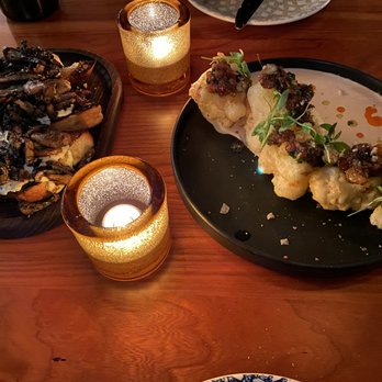 Gypsy Kitchen DC - mushroom toast and crispy cauliflower - Tapas/Small Plates Near Me - Washington, DC, District of Columbia Gypsy Kitchen DC - mushroom toast and crispy cauliflower - Tapas/Small Plates Near Me - Washington, DC, District of Columbia