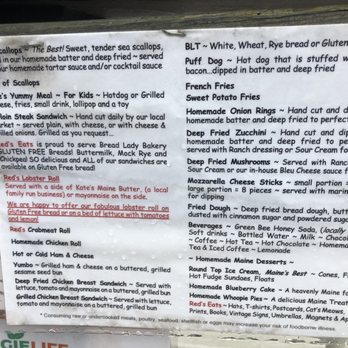 Red's Eats - menu - Seafood Near Me - Wiscasset, Maine Red's Eats - menu - Seafood Near Me - Wiscasset, Maine