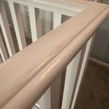 Rambo 121 - Area that had a deep gouge that they attempted to repaint. - Movers Near Me - Buckeye, Arizona