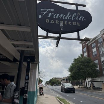 Franklin Barbecue - Outside sign - Barbeque Near Me - Austin, Texas Franklin Barbecue - Outside sign - Barbeque Near Me - Austin, Texas