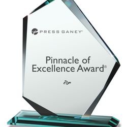 Swedish Redmond Emergency Department - The 2018 Press Ganey Pinnacle of Excellence Award for Clinical Excellence was given to only three facilities in the nation.