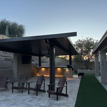 Envirogreen Landscape Design - Build - Pergola and grill - Landscape Architects or Designers Near Me - Scottsdale, Arizona