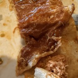 Mi Pueblo Mexican Restaurant - Inside of chicken quesadilla
