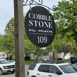 Cobblestone On Main - Sign out front.