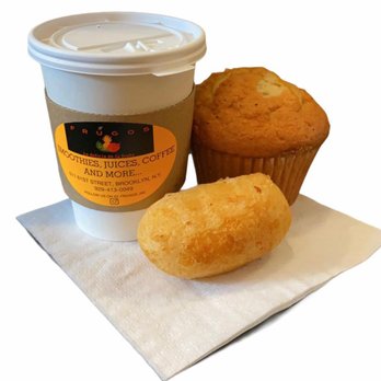 Frugos - Breakfast to go! Coffee, muffin & yuca rellena de queso! - Coffee & Tea Near Me - Brooklyn, New York Frugos - Breakfast to go! Coffee, muffin & yuca rellena de queso! - Coffee & Tea Near Me - Brooklyn, New York