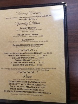 Menu photo 1 Gary's Chuck Wagon West Newton, PA