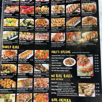 Sushi Times - Menu - Sushi Bars Near Me - Riverside, California Sushi Times - Menu - Sushi Bars Near Me - Riverside, California