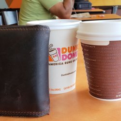 Dunkin' - Haha...small & cute!  But for the money get something bigger! You have to look up to the ceiling for the sizes.