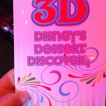 3D Disney's Dessert Discovery - a hand holding a card - Desserts Near Me - Orlando, Florida 3D Disney's Dessert Discovery - a hand holding a card - Desserts Near Me - Orlando, Florida