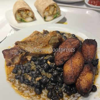 Ikea Restaurant - Chicken with black beans and fried plaintain/ banana - Scandinavian Near Me - College Park, Maryland Ikea Restaurant - Chicken with black beans and fried plaintain/ banana - Scandinavian Near Me - College Park, Maryland