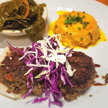 Maya - Lentil pattie. Vegan option. Check menu bc the veg option changes frequently. - Southern Near Me - Charlottesville, Virginia