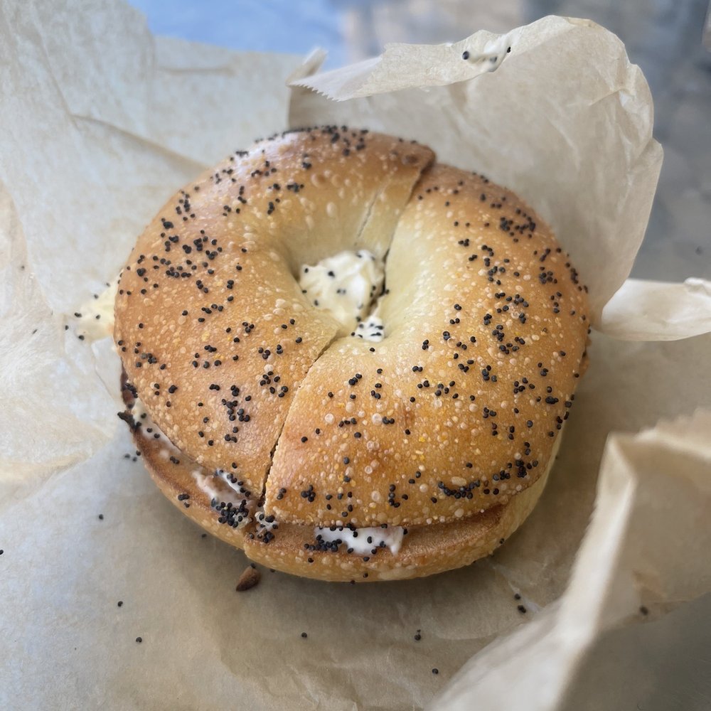 Levy's Bagels - a bagel on a table - Bagels Near Me - Alameda, California Levy's Bagels - a bagel on a table - Bagels Near Me - Alameda, California