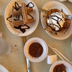 El Patron Jr Mexican Cuisine - Churros and fried ice cream
