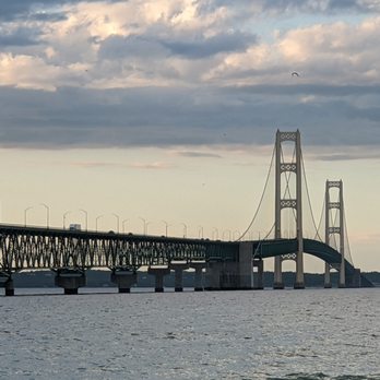 Mackinac Bridge - The Mackinac Bridge from the Mackinaw City side - Landmarks & Historical Buildings Near Me - Saint Ignace, Michigan