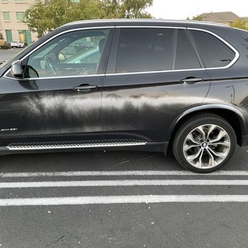 All pro auto detailing - The huge spray paint line across my car. - Auto Detailing Near Me