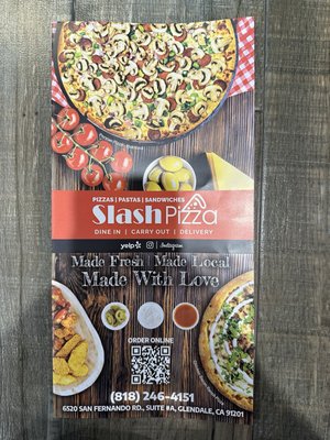 Menu photo 2 Slash Pizza Glendale, CA