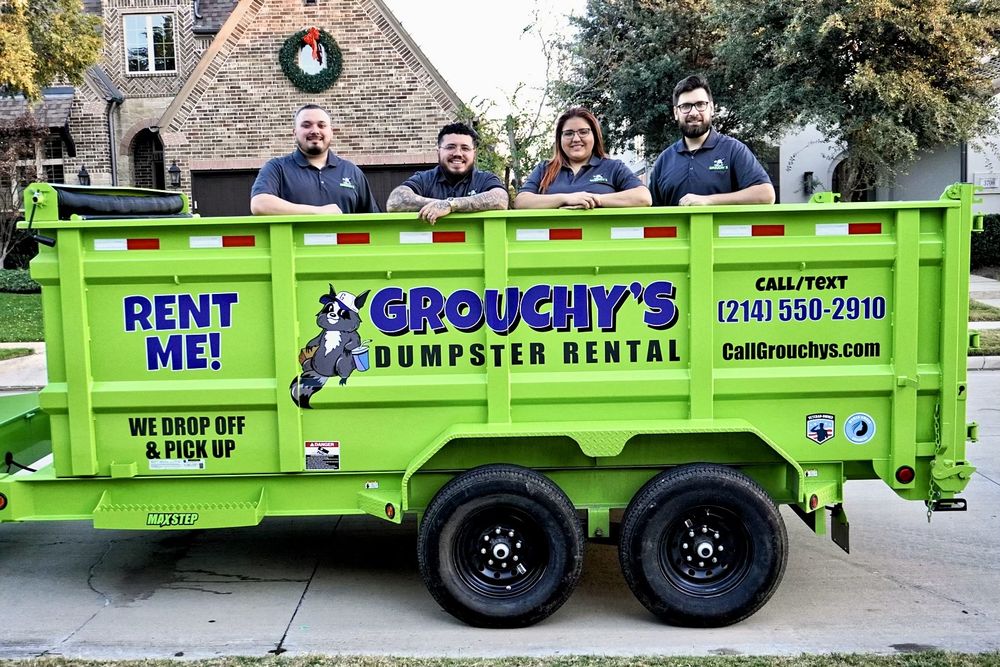 Grouchy’s Dumpster Rental - veterans service organization in Plano, TX