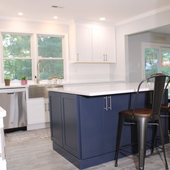 Main Line Kitchen Design - Fabuwood Galaxy Frost Main Kitchen. Island Galaxy Indigo - Cabinetry Near Me - Bala Cynwyd, Pennsylvania Main Line Kitchen Design - Fabuwood Galaxy Frost Main Kitchen. Island Galaxy Indigo - Cabinetry Near Me - Bala Cynwyd, Pennsylvania