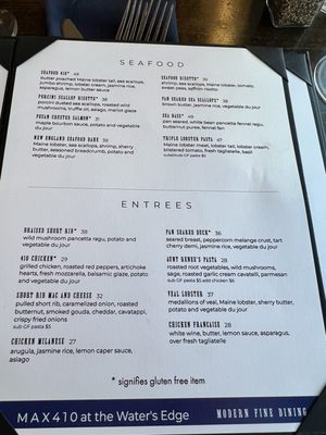 Menu photo 2 Max410 at The Waters Edge Glenville, NY