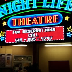 Outside of the theatre.